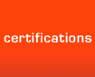 certifications